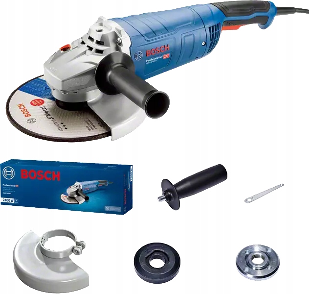 Uhlová brúska 2400W 230mm GWS 2400J BOSCH